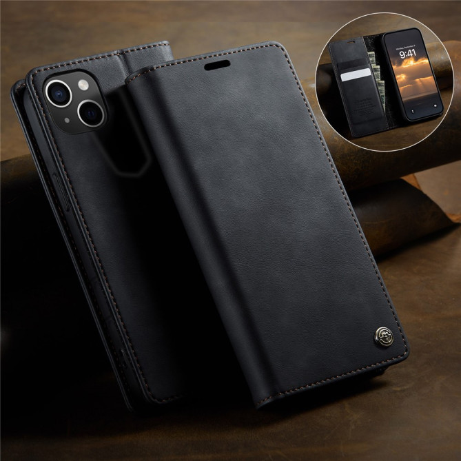 Housse iPhone 13 mini CASEME Portefeuille RFID Modèle 2