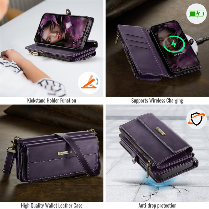 Housse iPhone 13 mini CASEME Portefeuille RFID