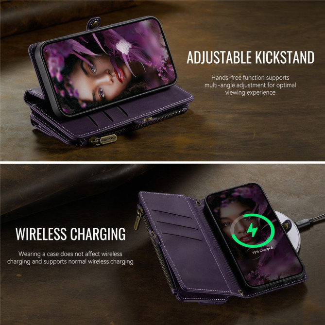 Housse iPhone 13 mini CASEME Portefeuille RFID