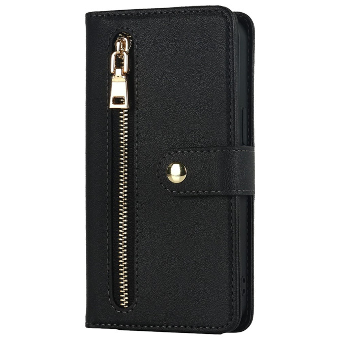 Housse iPhone 13 mini Portefeuille Fermeture Éclair Modèle 6