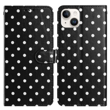 Housse iPhone 13 mini Pois Portefeuille Support