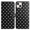Housse iPhone 13 mini Pois Portefeuille Support