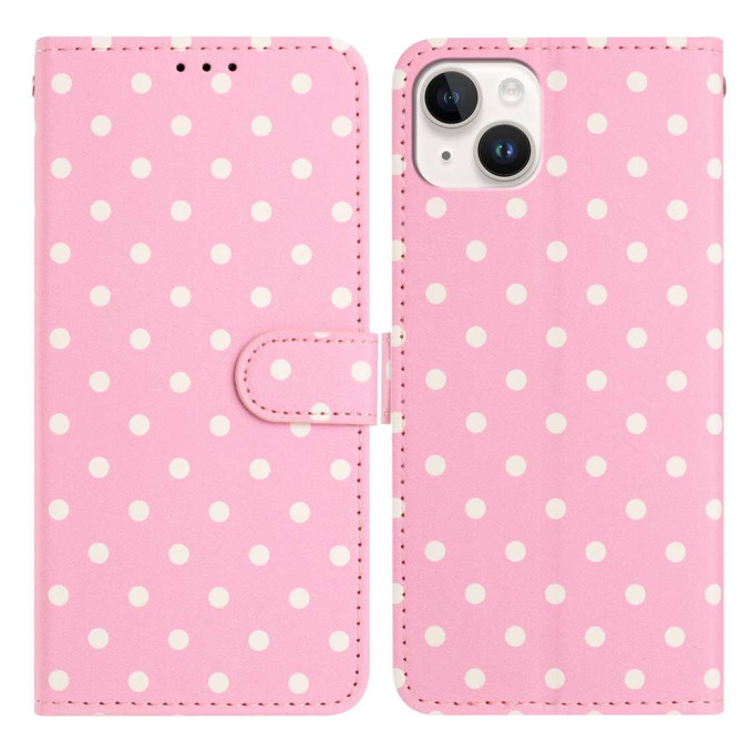 Housse iPhone 13 mini Pois Portefeuille Support