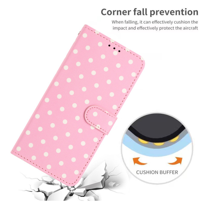 Housse iPhone 13 mini Pois Portefeuille Support