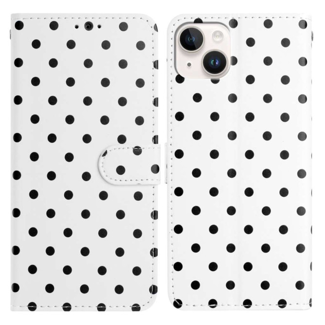 Housse iPhone 13 mini Pois Portefeuille Support
