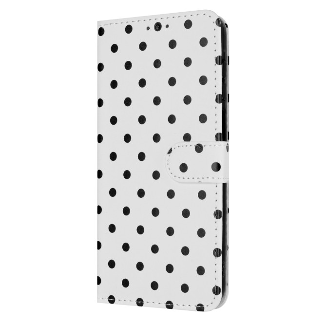 Housse iPhone 13 mini Pois Portefeuille Support