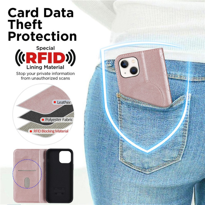 Housse iPhone 13 mini Portefeuille RFID Modèle 2