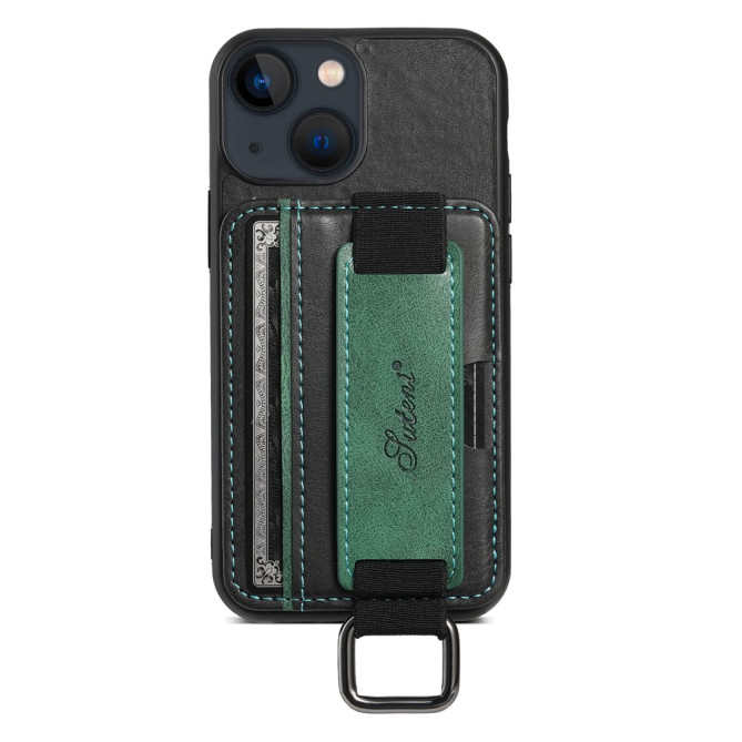 Housse iPhone 13 mini SUTENI Portefeuille Support