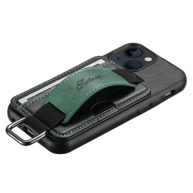 Housse iPhone 13 mini SUTENI Portefeuille Support