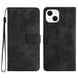 Housse iPhone 13 mini Papillon Portefeuille Support Modèle 2