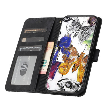 Housse iPhone 13 mini Papillon Portefeuille Support Modèle 2