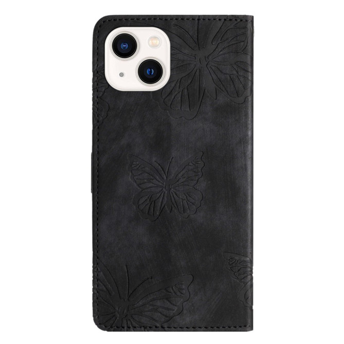 Housse iPhone 13 mini Papillon Portefeuille Support Modèle 2