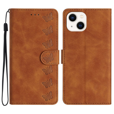 Housse iPhone 13 mini Papillon Portefeuille Support Modèle 3