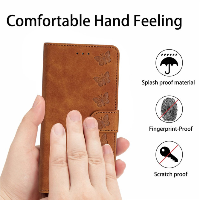 Housse iPhone 13 mini Papillon Portefeuille Support Modèle 3