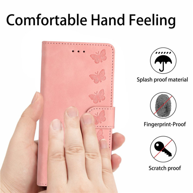 Housse iPhone 13 mini Papillon Portefeuille Support Modèle 3