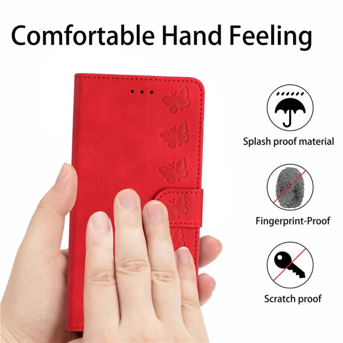 Housse iPhone 13 mini Papillon Portefeuille Support Modèle 3