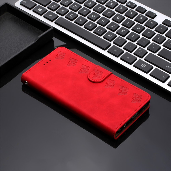 Housse iPhone 13 mini Papillon Portefeuille Support Modèle 3