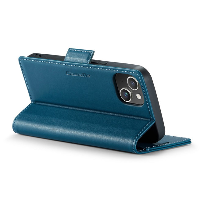Housse iPhone 13 mini CASEME Portefeuille RFID Litchi