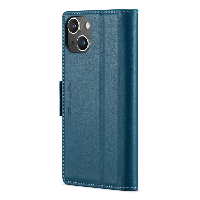 Housse iPhone 13 mini CASEME Portefeuille RFID Litchi