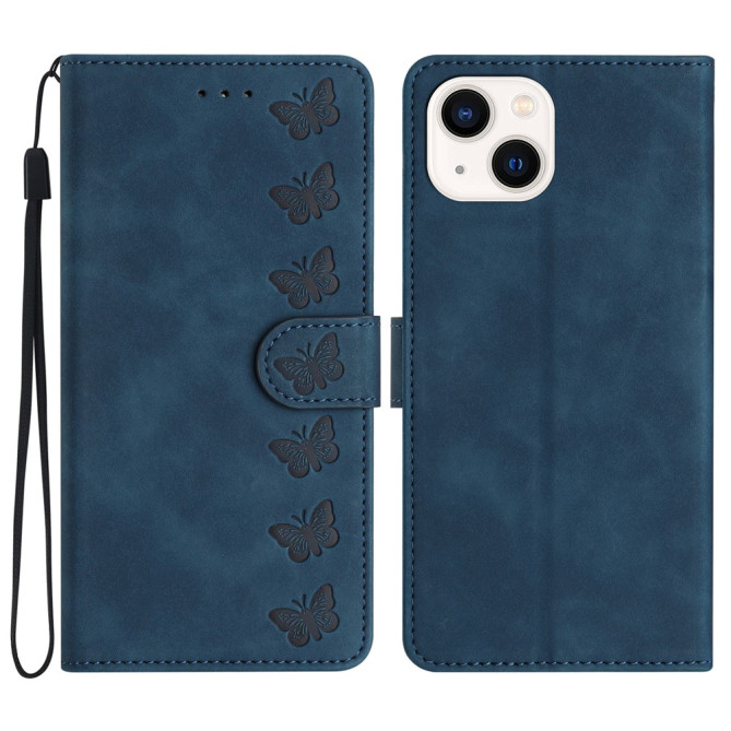Housse iPhone 13 mini Papillon Portefeuille Support Modèle 3