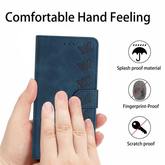 Housse iPhone 13 mini Papillon Portefeuille Support Modèle 3