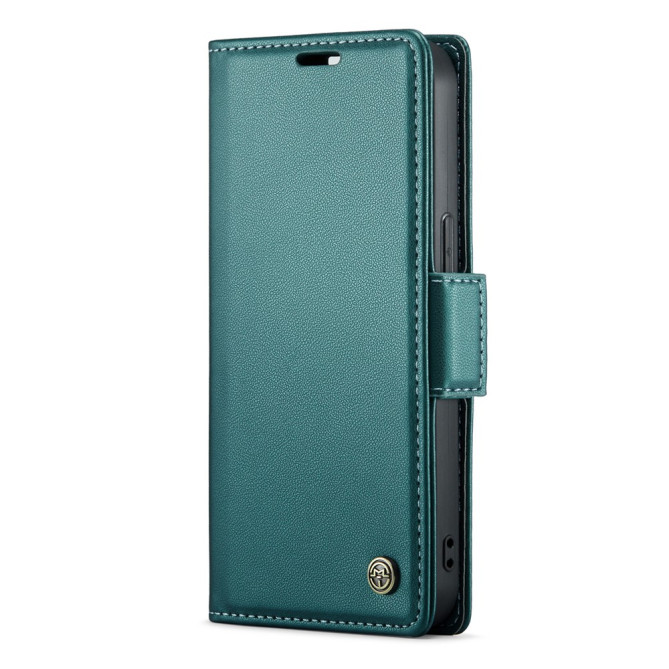 Housse iPhone 13 mini CASEME Portefeuille RFID Litchi