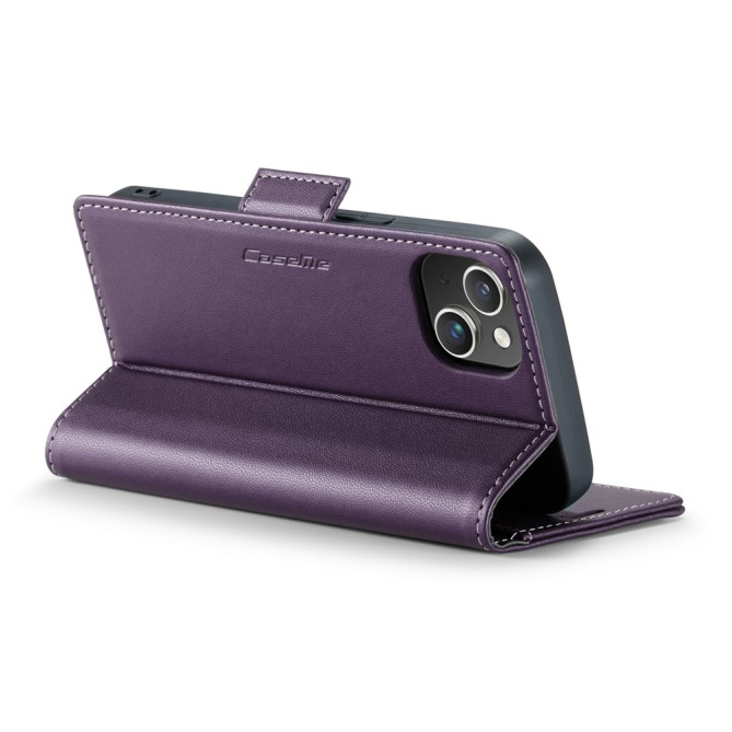 Housse iPhone 13 mini CASEME Portefeuille RFID Litchi