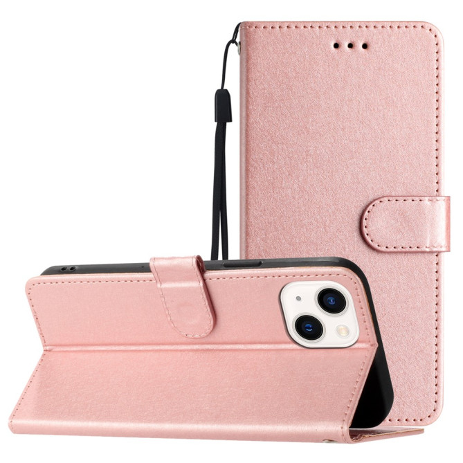 Housse iPhone 13 mini Portefeuille Support Soie