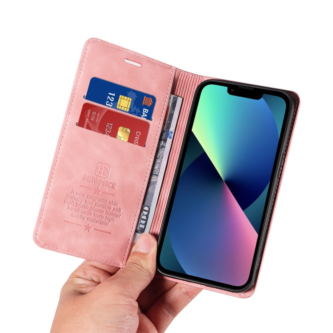 Housse iPhone 13 mini BETOPNICE Portefeuille RFID