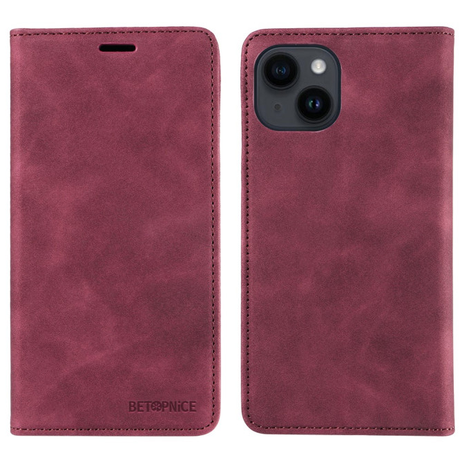 Housse iPhone 13 mini BETOPNICE Portefeuille RFID