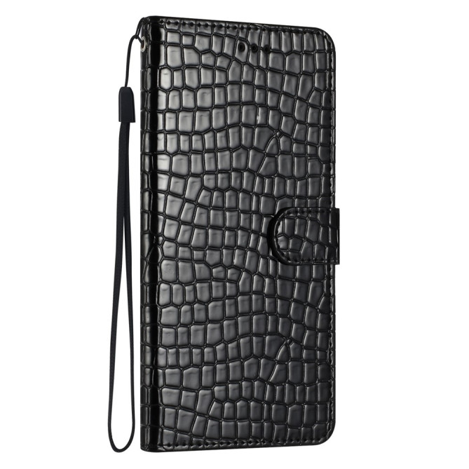 Housse iPhone 13 mini Portefeuille Support Crocodile