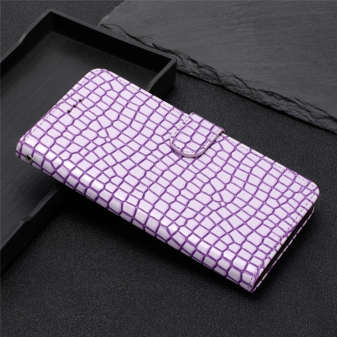 Housse iPhone 13 mini Portefeuille Support Crocodile