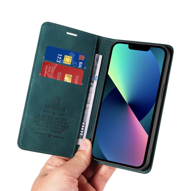Housse iPhone 13 mini BETOPNICE Portefeuille RFID