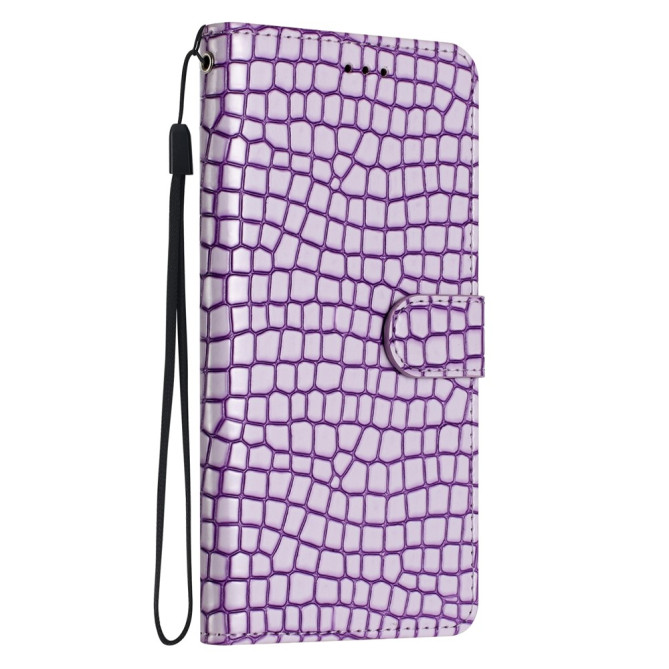 Housse iPhone 13 mini Portefeuille Support Crocodile