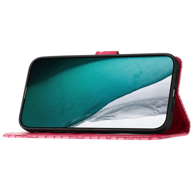 Housse iPhone 13 mini Portefeuille Support Crocodile