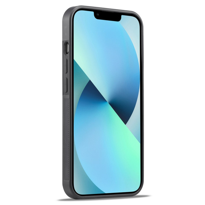 Coque iPhone 13 mini LC.IMEEKE Fibre de Carbone