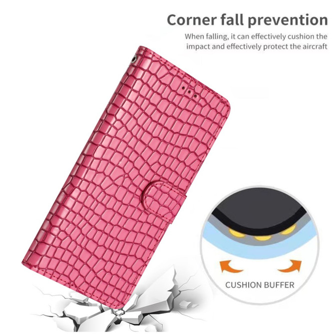 Housse iPhone 13 mini Portefeuille Support Crocodile