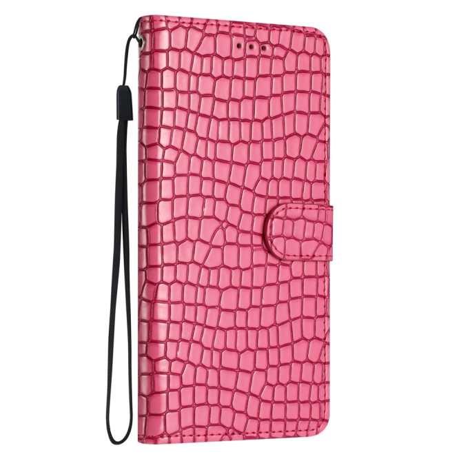 Housse iPhone 13 mini Portefeuille Support Crocodile