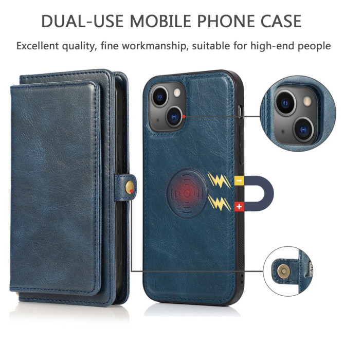 Housse iPhone 13 mini Portefeuille Détachable Modèle 2