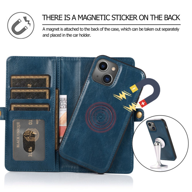 Housse iPhone 13 mini Portefeuille Détachable Modèle 2