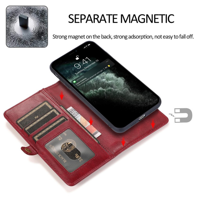 Housse iPhone 13 mini Portefeuille Détachable Modèle 2