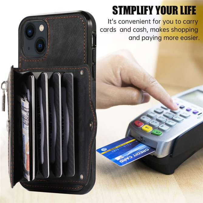 Housse iPhone 13 mini Portefeuille RFID Modèle 3