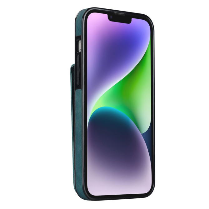 Coque iPhone 13 mini Portefeuille Zippé Anneau