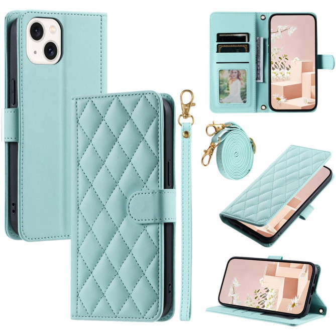 Housse iPhone 13 mini Portefeuille Support avec Dragonne Modèle 6