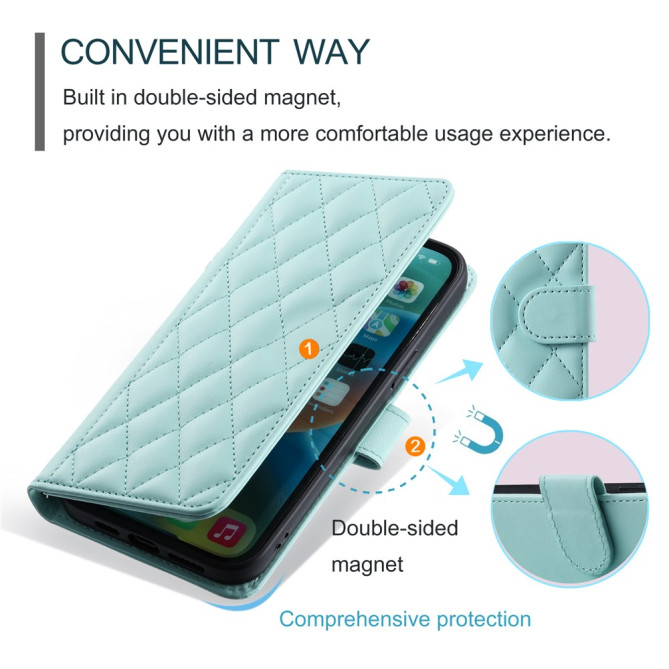 Housse iPhone 13 mini Portefeuille Support avec Dragonne Modèle 6