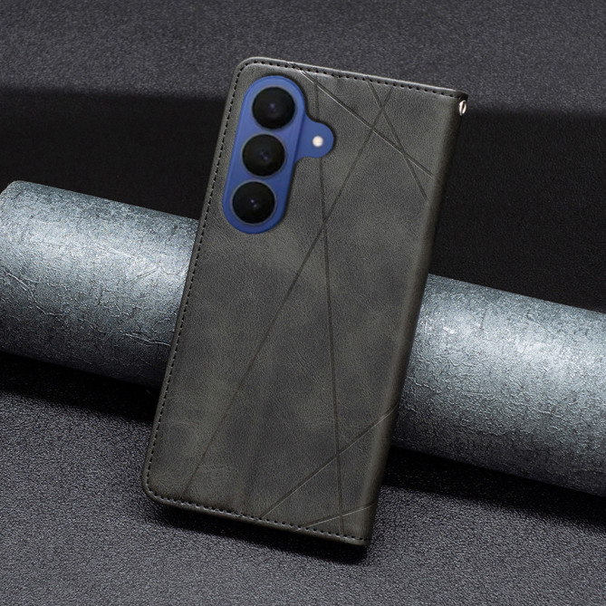 Housse Samsung Galaxy A37 Géométrique Portefeuille