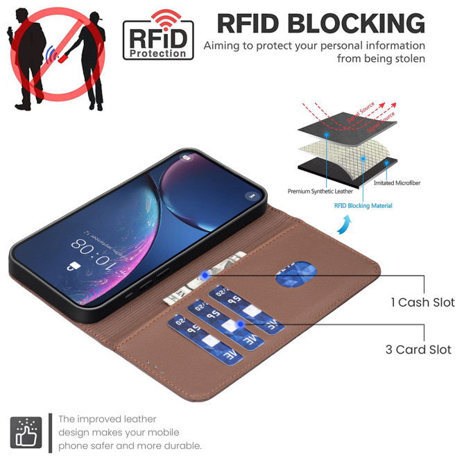 Housse Samsung Galaxy A37 BINFEN BF35 Géométrique Portefeuille RFID