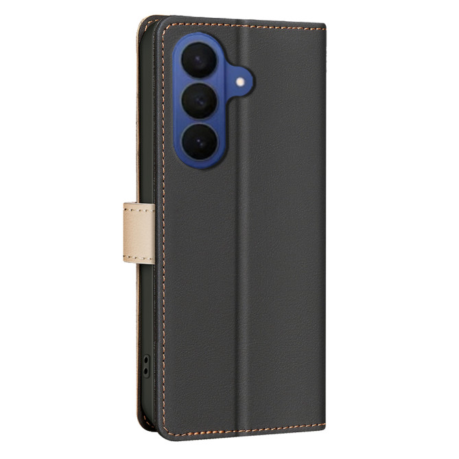 Housse Samsung Galaxy A37 BINFEN Portefeuille RFID Bicolore