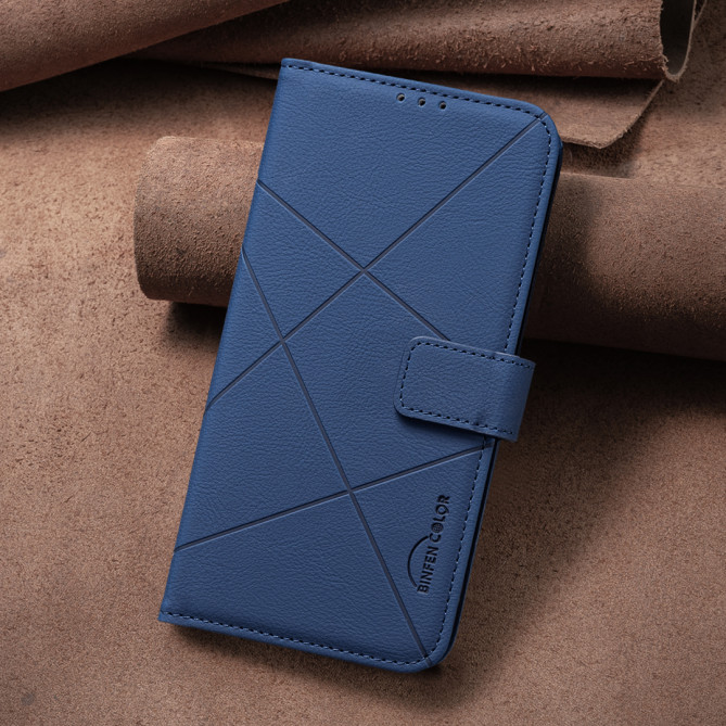 Housse Samsung Galaxy A37 BINFEN BF35 Géométrique Portefeuille RFID