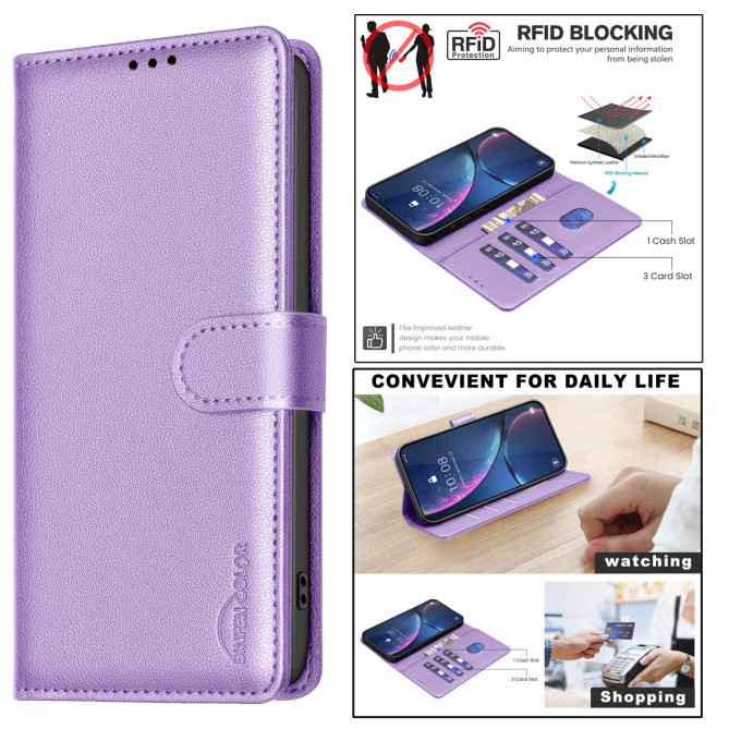 Housse Samsung Galaxy A37 BINFEN BF32 Portefeuille RFID